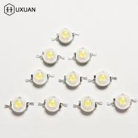 10ชิ้นพลังงานสูง1วัตต์ LED ชิปลูกปัดหลอดไฟไดโอดโคมไฟวอร์มไวท์สำหรับ LED สปอตไล100-110LM