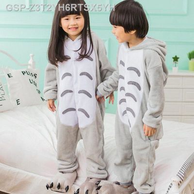 ป่าเถื่อน✌Menino Menina อนิเมะ Totoro Kigurumi คอสเพลย์แฟนตาเซียหมอน Macios สัตว์ Traje Geral Criança