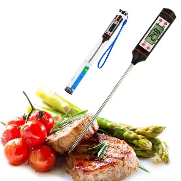 1 Pcs Electronic Digital Foods Thermometer For Cake Candy Fry BBQ Food Meat  Temperature Household Thermometers with Long Probe