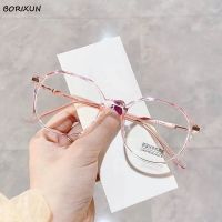 Anti Blue Light Glasses Blocking Filter Round Computer Glasses Men Women Super Light Frame Eyeglasses Pink Clear Spectacles