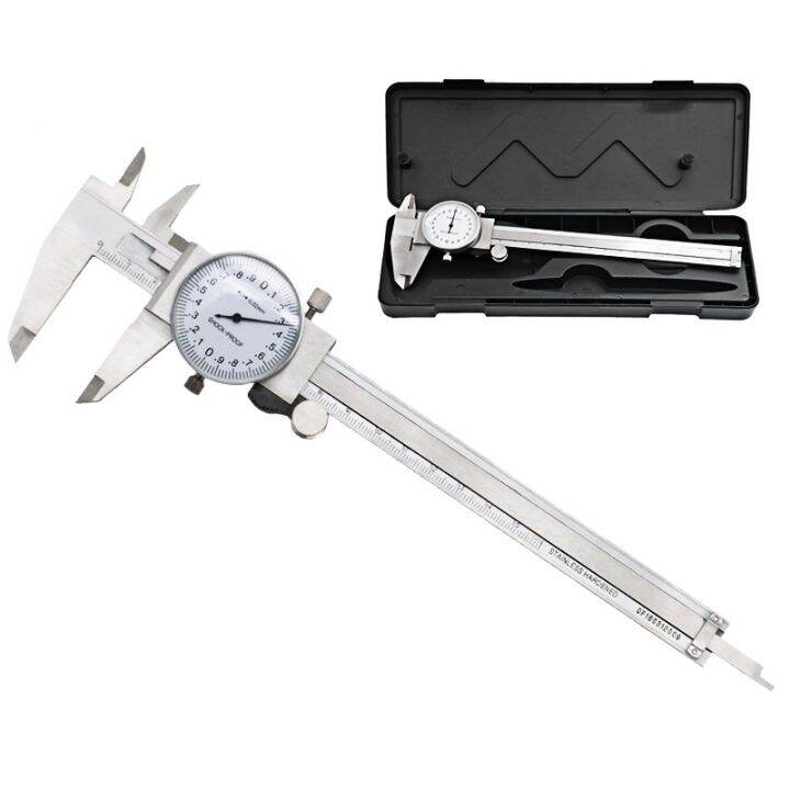 High Precision Vernier Caliper Dial Caliper Shock-proof Metric Gauge 0 ...