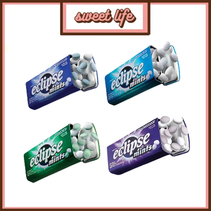 35G WRIGLEY'S ECLIPSE MINTS HARD CANDY SUGAR FREE GULA PUDINA FLAVOR