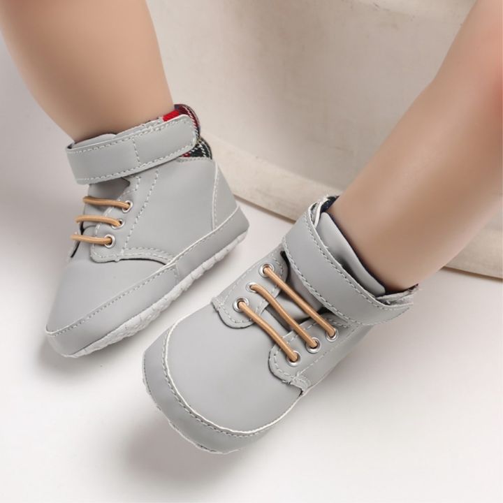รองเท้าหนัง-pu-กันลื่นสำหรับเด็กวัยหัดเดิน