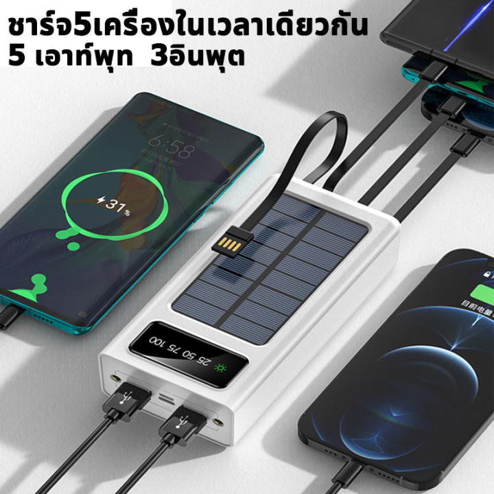 พลังงานแสงอาทิตย์-sunesy-พาเวอร์แบงค์50000mah-22-5w-แบตสำรอง-เพาวเวอร์แบงค์-พาวเวอแบงค์แท้-เพาเวอแบงค์แท้-เพาเวอร์แบงค์ไอโฟน-การส่องแสง-แบตเตอรี่สำรอง-power-ban-k-ไร้สาย-power-ban-k-ของแท้-พกพา