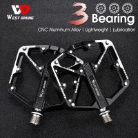 Ultralight 3 Bearings Pedal Bicycle Bike Pedal Anti-slip CNC BMX MTB Road Bike Pedal Cycling Aluminum Alloy Bike Accessories