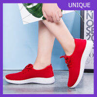 ★ ราคาถูก★ องเท้าผู้หญิง งเท้าผ้าใบผู้หญิง รองเท้าวิ่งหญง casual shoes มี2 สี สบายเบา ระบายอากาศ