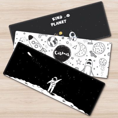 Astronaut Laptop Mouse Pad Deskpad Spaceship Office Table Mousepad SKY Cute Keyboard Soft Surface Carpet Customized