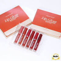 ติดทนนาน lip ลิปเซ็ต 6 แท่ง ให้ความชุ่มชื้น กันน้ำ ไม่ติดแมส HENGFANG LIP GLOSS SILKY&amp;LASTINGช่วยเพิ่มสีสันบริเวณริมฝีปากให้ดูสดใส