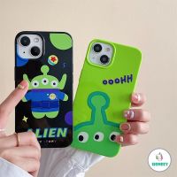 เคสโทรศัพท์มือถือ TPU นิ่ม กันกระแทก ปิดด้านหลัง พิมพ์ลายเอเลี่ยน Toy Story น่ารัก แวววาว สําหรับ IPhone 14 13 12 11 Pro Max X Xs XR 8 7 Plus