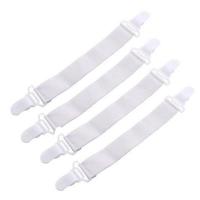 Bed Sheet Straps 4 Pcs Firm Clamping Mattress Covers Fasteners with Small Buckle Easy Using Bedding Accessories for Mattress Cover Bed Sheets Sofa Cushion fabulous