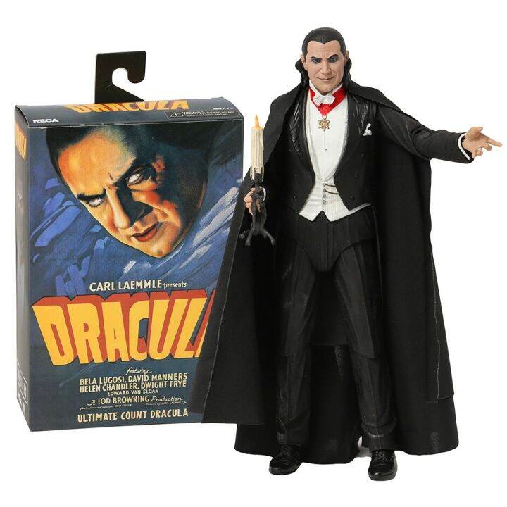 NECA Universal Monster Dracula Black & White Model Figurals Brinquedos ...