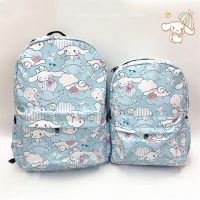 New Sanrio Cartoon Pattern My Melody Backpack Student Cinnamoroll Schoolbag Travel Cute Parent-child Bag Girl Kawaii Backpack