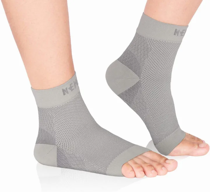 Best Ankle Compression Sleeve For Swelling NEWZILL 2022 Plantar Fasciitis Socks with Arch Support (Pair) BEST