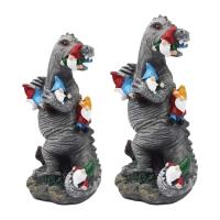 Dinosaur Gnomes Garden Statue Anti-Fade Cute Gnome Halloween Statues Dinosaur Statue Resin Craft Lawn Ornament Gift For Yards Patios Bedrooms Lawns Living Rooms top sale