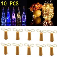 10 Pcs Wine Bottle Lights with Cork  3M Cork Lights Fairy Mini String Lights for Liquor Bottles Crafts Party Wedding Decoration