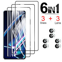 6in1 4in1แบบ2 In 1ปกป้องหน้าจอสำหรับ Realme GT Neo 5 SE 9H HD กระจกนิรภัยป้องกันเต็มพื้นที่ป้องกันด้านหน้า