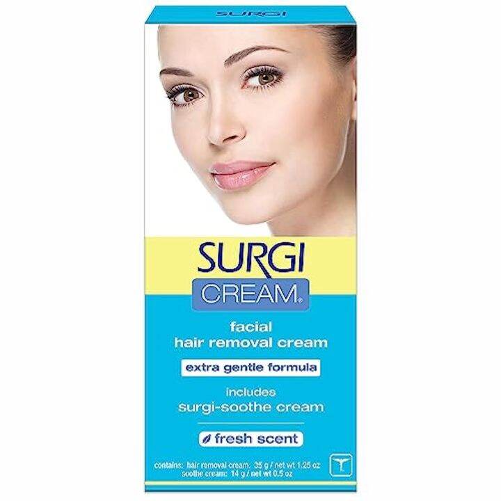 [PREORDER] Surgicream Facial Hair Removal Cream Extra Gentle 1 oz