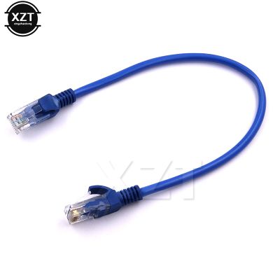 80cm Durable CAT 5e RJ45 Cable Ethernet LAN Network Cable for Cat5 Computers amp; Switches Hubs ADSL Routers Digital Set top Boxes