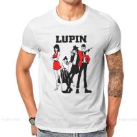 Gang Tshirt For Male Lupin The Third Daisuke Jigen Gentleman Thief Anime Clothing Fashion T Shirt Homme Printed Fluffy