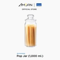 AMORN - (Ocean) B02536G0000  Pop jar glass lid -ขวดโหลป๊อปจา ขวดโหลป๊อปจากลาส ขวดโอเชี่ยนกลาส  Pop jar Ocean Glass  B02536G0000  Pop jar glass lid  Pop jar 1,000 ml.