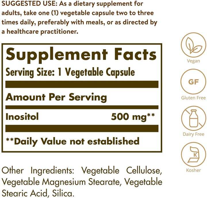 อิโนซิทอล-inositol-500-mg-100-vegetable-capsules-solgar-วิตาบินบี-8-อินอซิทอล