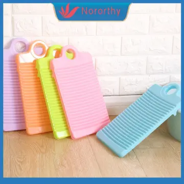 Mini Size Wooden Washboard For Hand Washing Clothes 15.7'' Bamboo Anti-Slip  Laundry Cleaning Board For Hand Washing Scrub Board