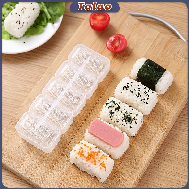 Diy Sushi Mold, Onigiri Rice Ball Food Press Triangular Sushi Maker Mold,  Sushi Kit, Japanese Kitchen Tools, Bento Box Accessories, Diy Supplies -  Temu