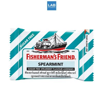 Fisherman’s Friend Spearmint 25g. - ฟิชเชอร์แมนส์ เฟรนด์ ลูกอม บรรเทาอาการระคายคอ