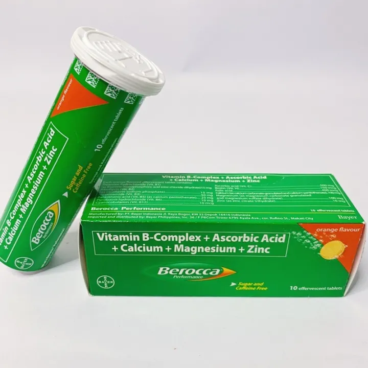 BEROCCA Vitamin B complex +ascorbic acid +Calcium+magnesium+zink 30