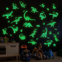 Green Glowing Dinosaur Stickers For Kid Decoration Luminous Wallpaper Glow In The Dark Stickers On The Wall Home Decor