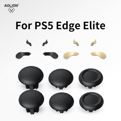 ✠ Gamepad Rocker Cap 3D Joystick Cap Button Cover Metal Paddle Back Button Kit Mushroom Head Thumb stick Caps For PS5 Edge Elite
