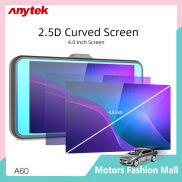 Camera Kép Góc Rộng 1080 Độ Anytek A60 Cho Xe Hơi Màn Hình Ips 4 Inch 170