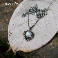 【YD】 JoiasHome 925 Sterling Necklace Pendant Twig Separation