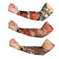 Unisex Arm Warmer Quick Dry UV Protection Outdoor Temporary Fake Running Arm Sleeve Skin Proteive Tattoo Sleeves Stockings