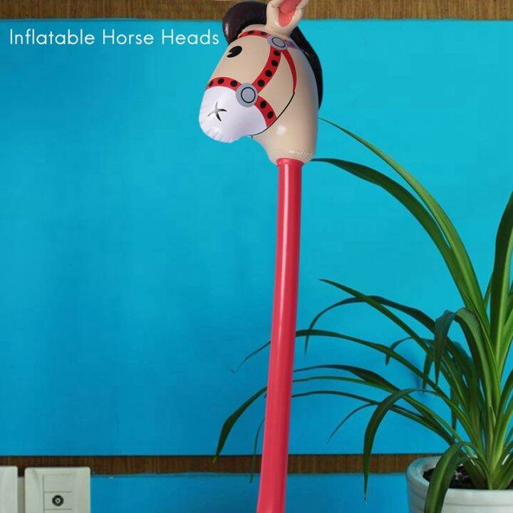 3-pcs-inflatable-horse-heads-cowgirl-stick-pvc-balloon-outdoor-educational-toys-for-children-babies-birthday-gifts