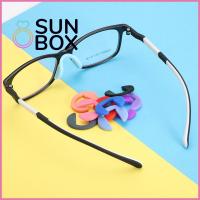 SUN BOX 5PCS/Pack เครื่องมือซ่อมแซม ป้องกันการลื่น แว่นตากันแดด กดบน Nosepads ซิลิโคนรองจมูก แผ่นรองจมูกแว่นตา แว่นตา