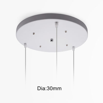 Chandelier Pendant Lamp Accessory 3 lamps bar Round Ceiling Mounted Plate Canopy Customize for Pendant lights hanglamp