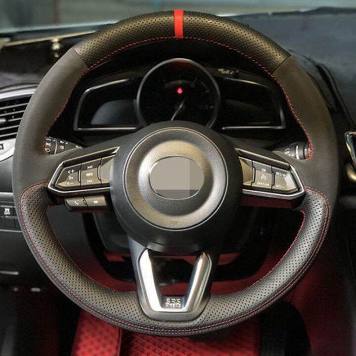 Car Steering Wheel Cover For Mazda CX3 CX3 CX5 CX5 2017 2018 Hand