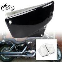 Gloss Black Motorcycle Left Right Side Battery Fairing Covers For Honda VT 1100 Shadow / Spirit / Sabre 1999-2008