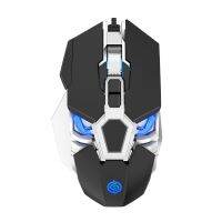 Mouse Gaming RGB การเขียนโปรแกรมแบบมาโคร6400DPI ออปติคอลปรับได้9ปุ่มเมาส์สำนักงานสำหรับเดสก์ทอปคอมพิวเตอร์กล