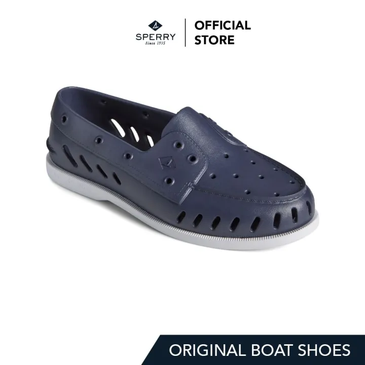 sperry-a-o-float-รองเท้าโบ๊ทชูส์-ผู้ชาย-สีกรม-boat-sts23289