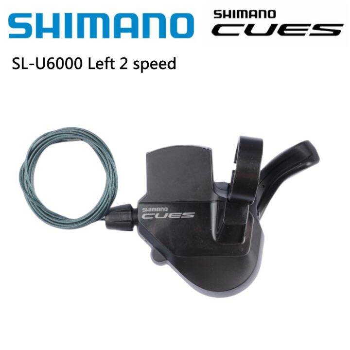 shimano-cues-u6000-shifter-2s-kiri-10s-11s-sebelah-kanan-rapidfire-plus-sl-u6000-2x10speed-2x11speed-สำหรับจักรยานเสือภูเขา-mtb