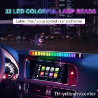 【hot】✢▲□  Car Led Sound Bar Ambient Pickup Rhythm Lamp Music USB Adjustabl Automotivo Strip for Automobiles