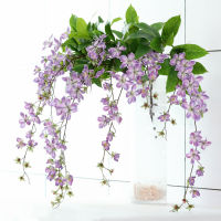 Artificial Jasmine Vine Elegant Fake Silk Flower Garland for Home Weeding Party Decoration Garden Outdoor Indoor Home Office  Backdrop Office Decora