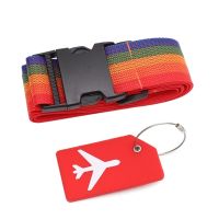 【YD】 Adjustable Suitcase Belts Luggage Tags Set  for with Tag Accessories