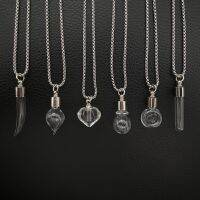 Drop Openable Chain Necklace Perfume Bottle Blood Vial Pendant Choker Jewelry Props Accessories