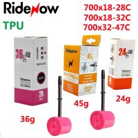 Ridenow 700X18จักรยานในท่อถนน TPU 700C 23 25 28 32 35 37 40ยาง47C วาล์วฝรั่งเศส45/65/85 MTB Bike29x1.5 1.75 1.9