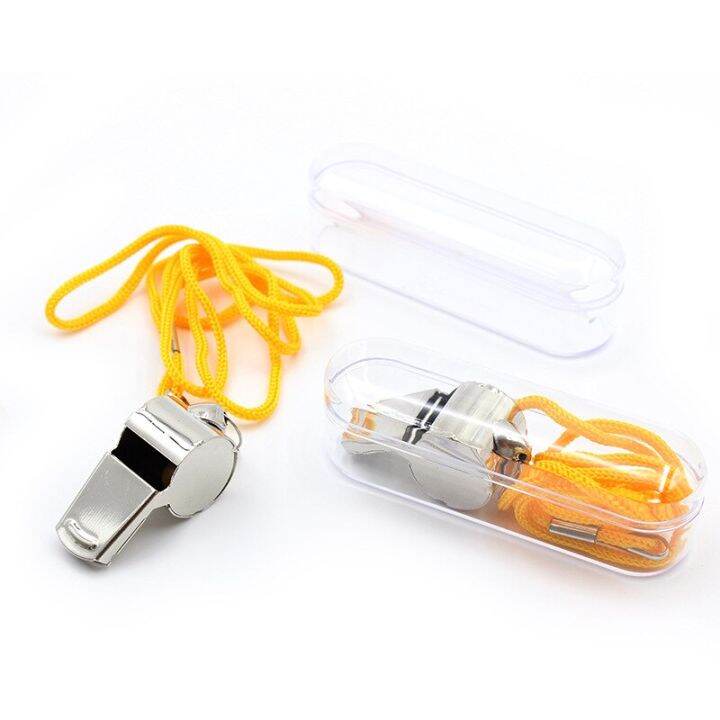 new-metal-whistle-referee-sports-stainless-steel-whistle-football-basketball-party-training-school-cheerleading-tools-survival-kits