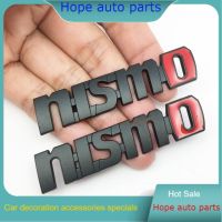 New upgrade 2Pcs / Set Car Stickers Fender Trunk Emblem Badge Sticker for Nissan Nismo Almera Qashqai Tiida Teana Skyline Juke X trail note