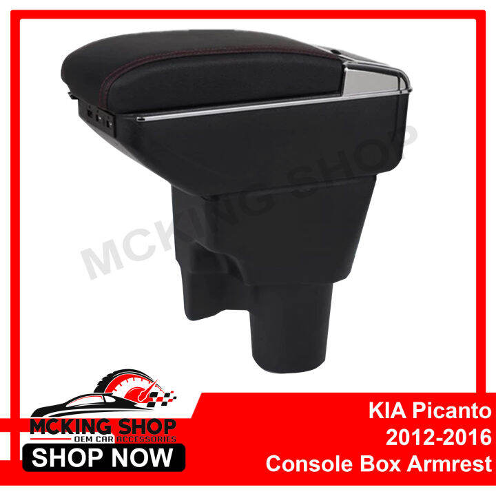 Kia Picanto 20122016 OEM Armrest Center Console Box with USB Port